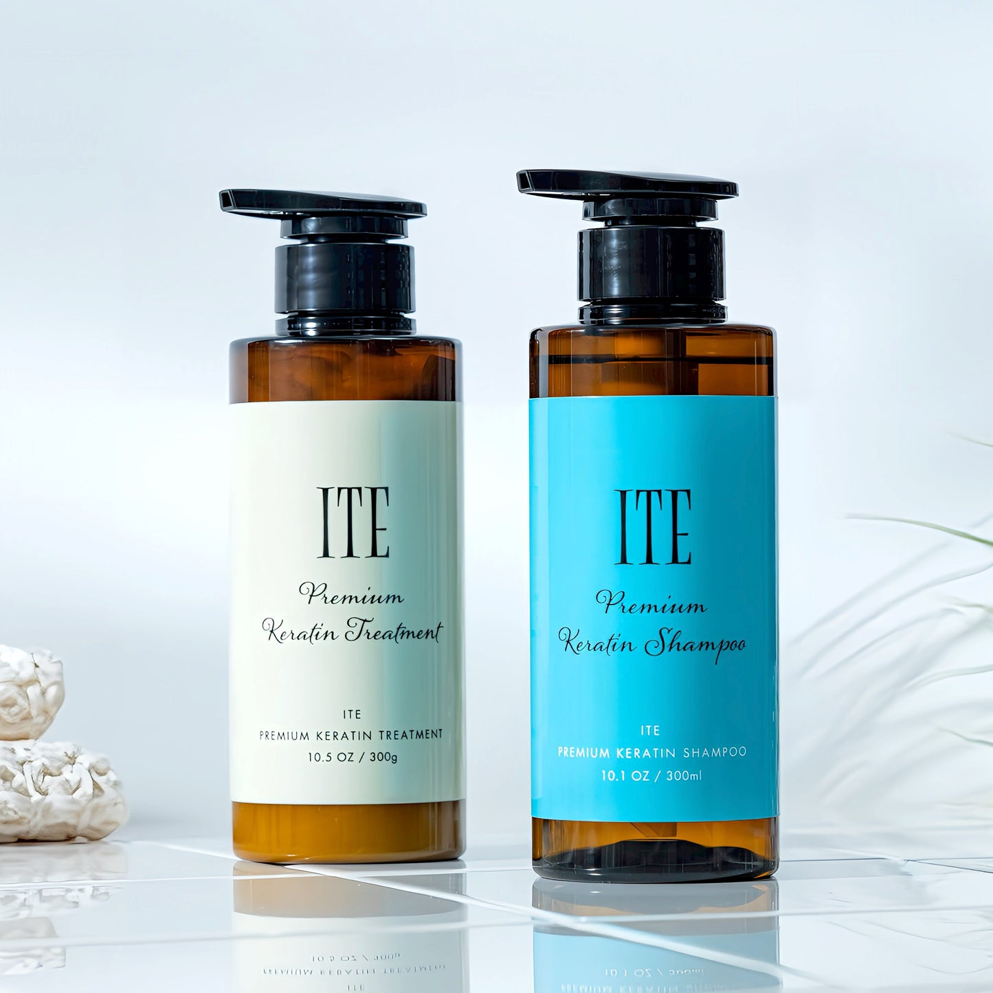 ITE Premium ケラチンシャンプー&トリートメントボトルセット