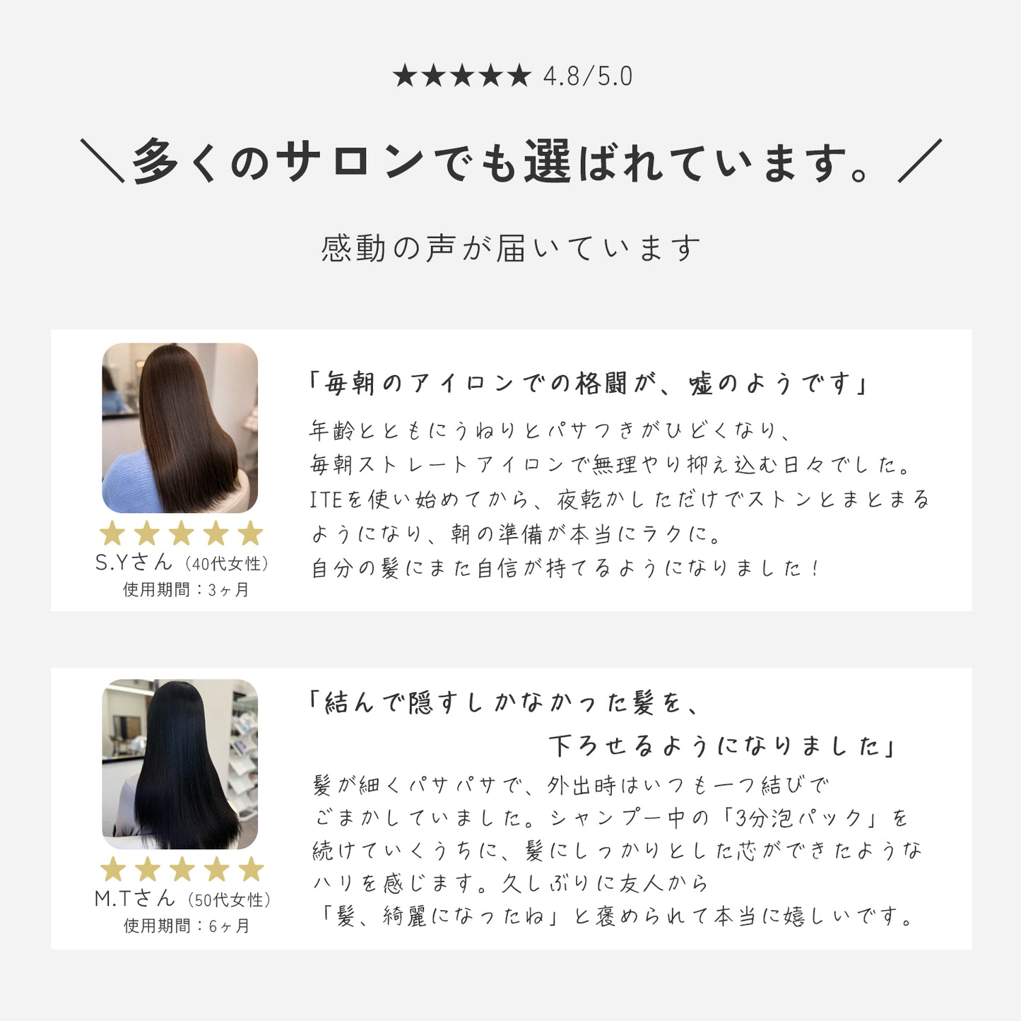 【初回限定11,000円→4,400円】ITE Premium ケラチンシャンプー＆トリートメントボトルセット